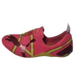 Puma Anaida Brilliant Pink and Yellow Fashion Sneakers Womens 7.5